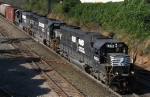 NS 6616 leads a pair of SD70's across Boylan Jct. on train 350
